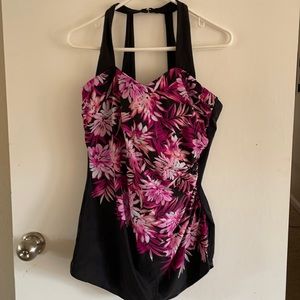 Floral bathing suit